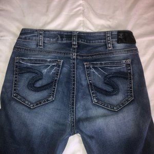 Silver Super Skinny Jeans